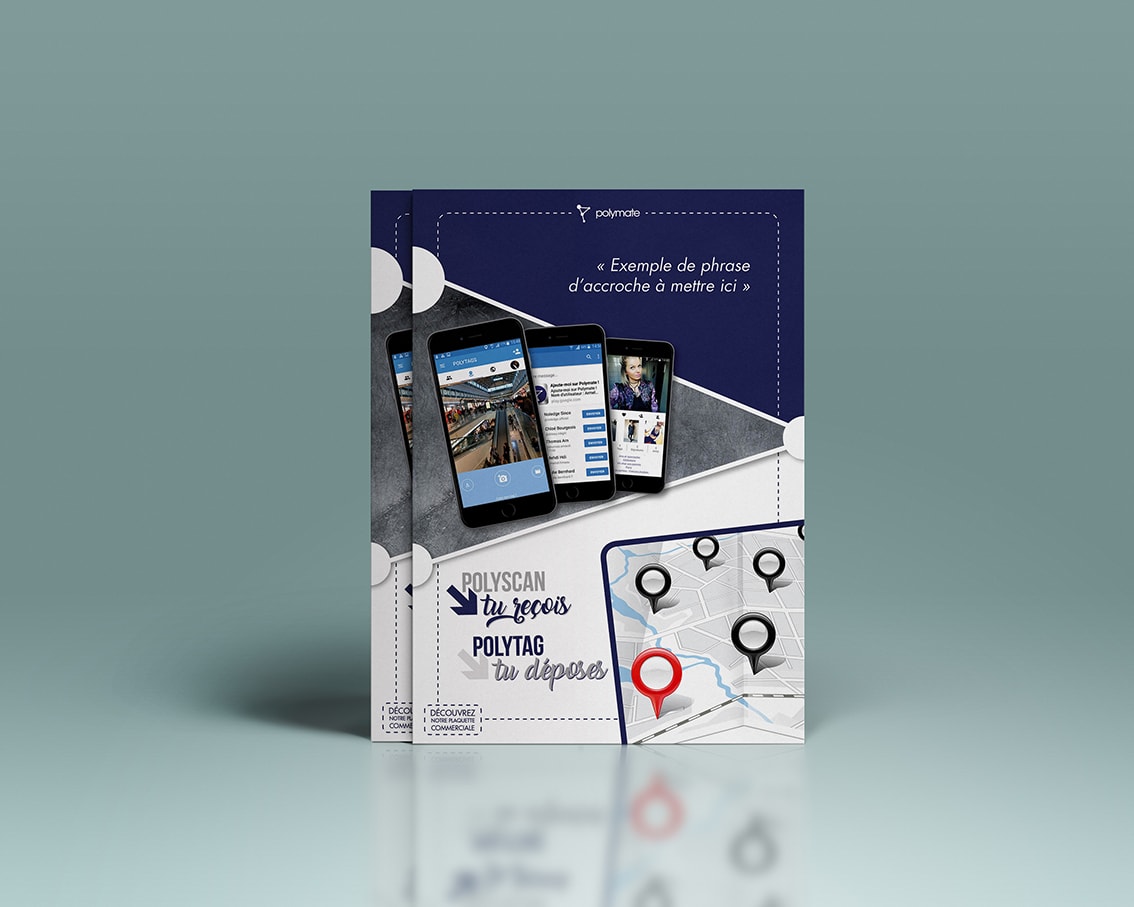 polymate flyer utilisateur graphiste miseenpage infographie