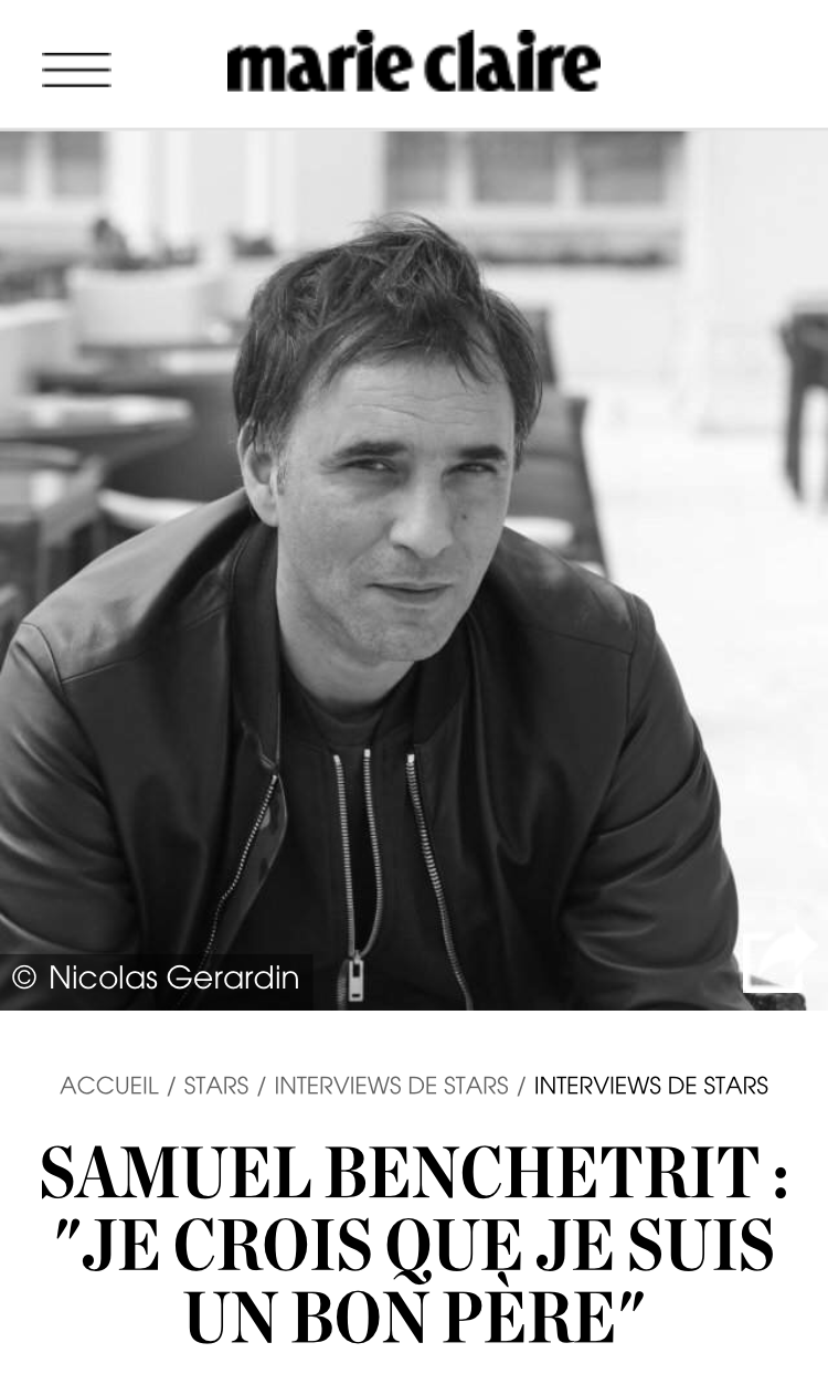 SamuelBenchetrit, marieclaire,