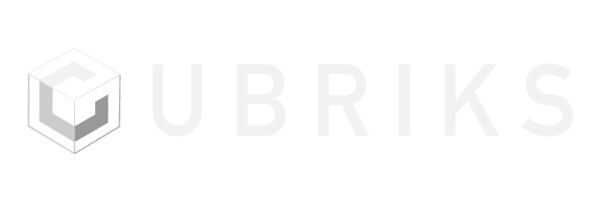 Logo blanc cubriks png