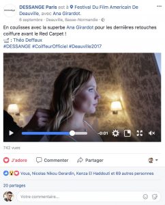 Dessange, contenudemarque, fluxreseauxsociaux, contenureseauxsociaux, partagemarque, videomarque, videoevenement, videofacebook, dessangevideo, dessangefilm, dessangephoto, dessangeevenement, deauville2017, célébrité, portraitcelebrite, people, tapisrouge, montéedesmarches, Fluxreseauxsociaux, facebookpost, postdessange, dessangecommunications, communicationdemarque, publicationsmarques, publicationsfestival, branding,