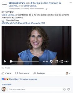 Dessange, contenudemarque, fluxreseauxsociaux, contenureseauxsociaux, partagemarque, videomarque, videoevenement, videofacebook, dessangevideo, dessangefilm, dessangephoto, dessangeevenement, deauville2017, célébrité, portraitcelebrite, people, tapisrouge, montéedesmarches, Fluxreseauxsociaux, facebookpost, postdessange, dessangecommunications, communicationdemarque, publicationsmarques, publicationsfestival, branding,