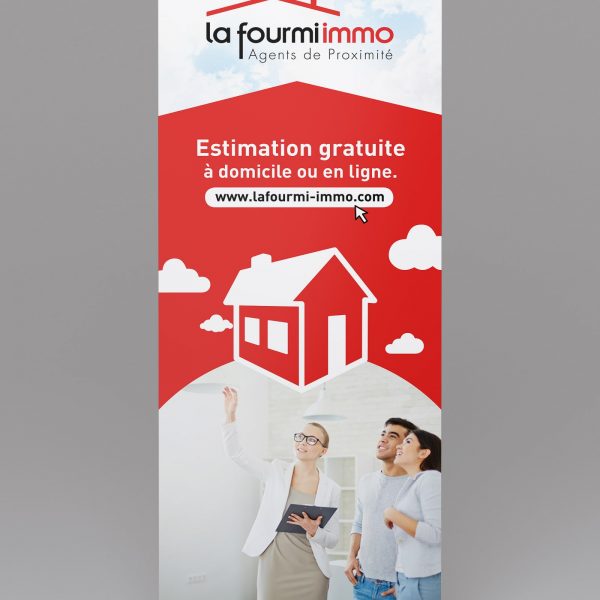 kakemono, rollup, infographie, kakemonolafourmi, lafourmiimmo, estimationgratuite, cubriks, theodeffaux, graphismerollup,